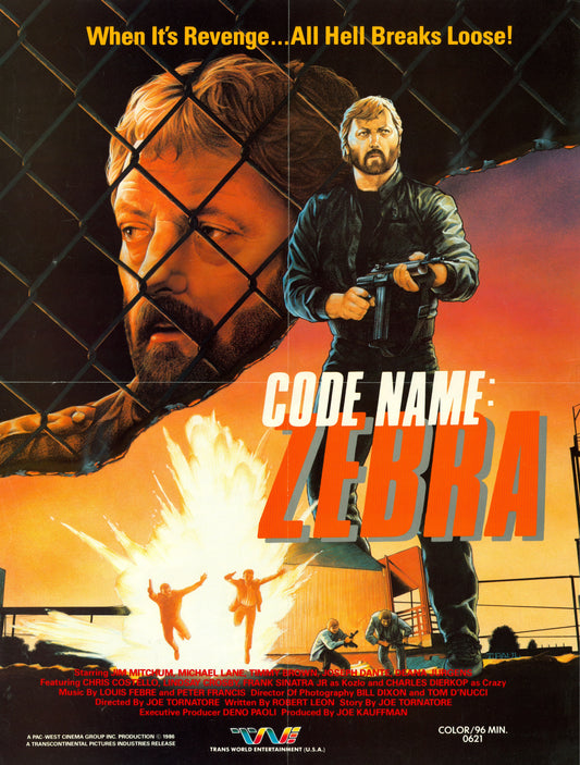 Zebra Force 02 Movie Magnet