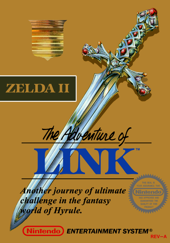 Zelda Ii The Adventure Of Link (Usa) Nes Print Poster