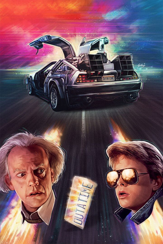Zemeckis Movie Back To The Future Art Come Decor Poster