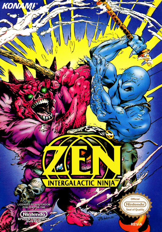 Zen Intergalactic Ninja (Usa) Nes Print Poster