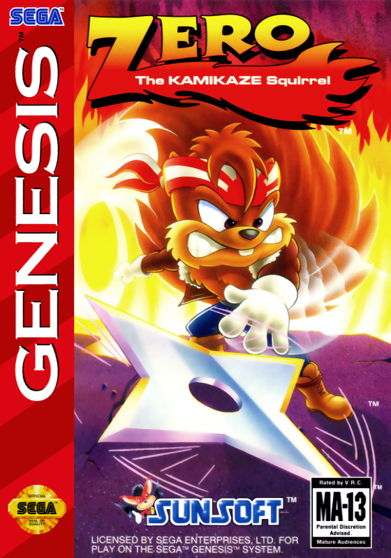 Zero The Kamikaze Squirrel (Usa) Genesis Keychain