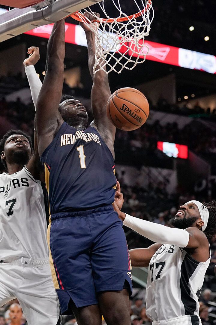 Zion Williamson Basketballer New Orleans Pelicans Team Wall Art Poster