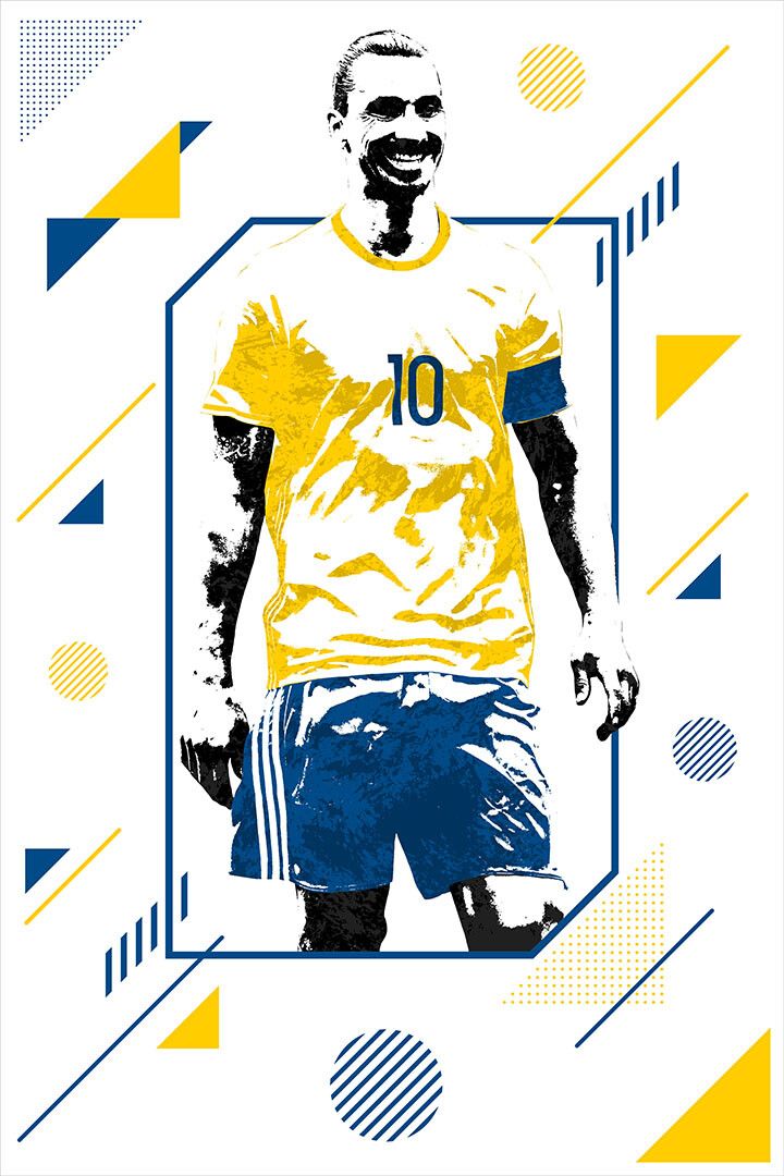 Zlatan Ibrahimovic Football Player Athlete Keychain