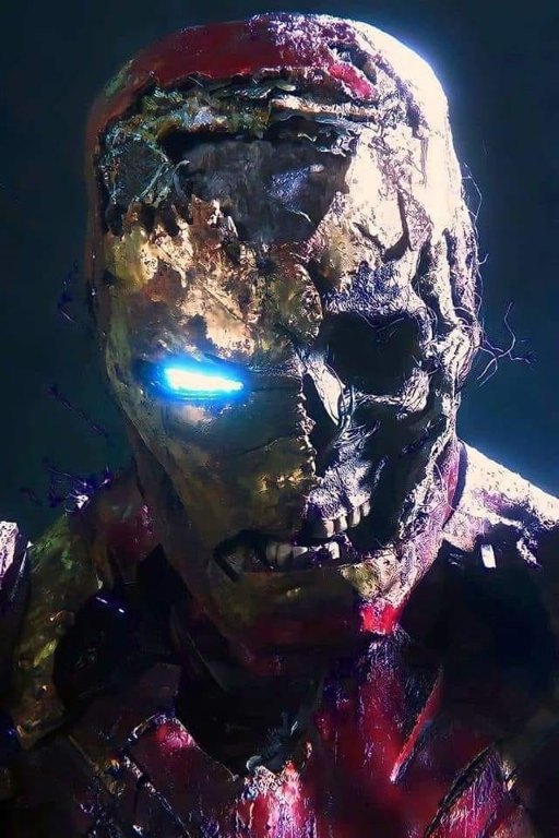 Zombie Iron Man 5291 Keychain