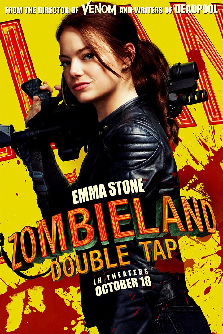 Zombieland Double Tap Action Movie Painting Magnet