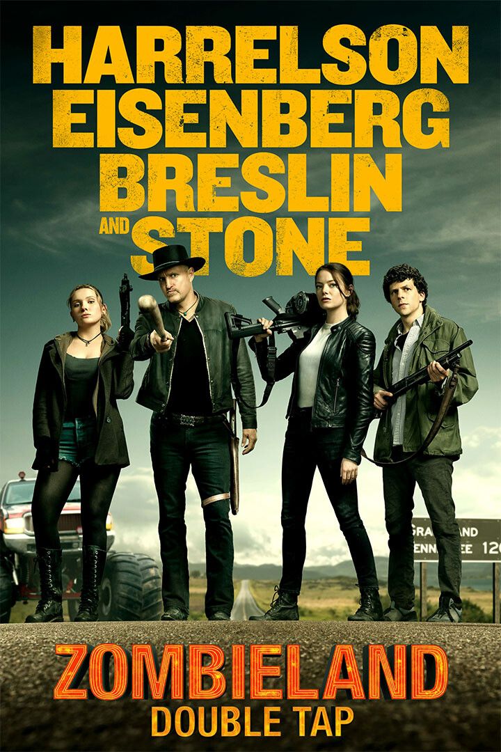 Zombieland Double Tap Woody Harrelson Emma Stone Art Home Keychain