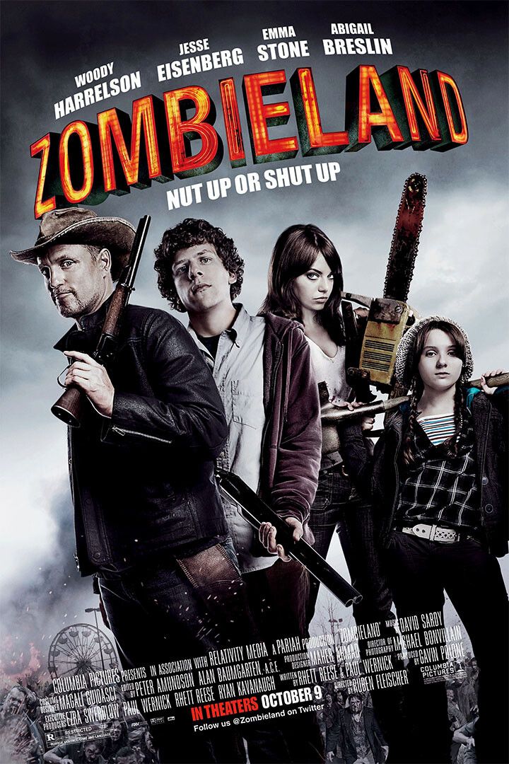 Zombieland Woody Harrelson Emma Stone Picture Room Decor Print Poster