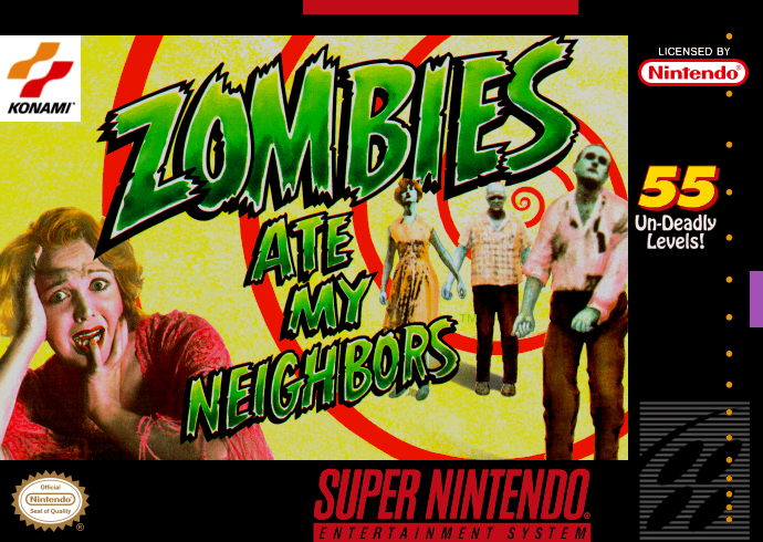 Zombies Ate My Neighbors (Usa) Snes Print Poster