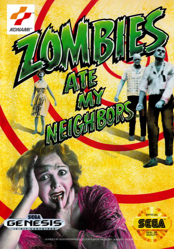 Zombies Ate My Neighbors (Usa) Genesis Print Poster