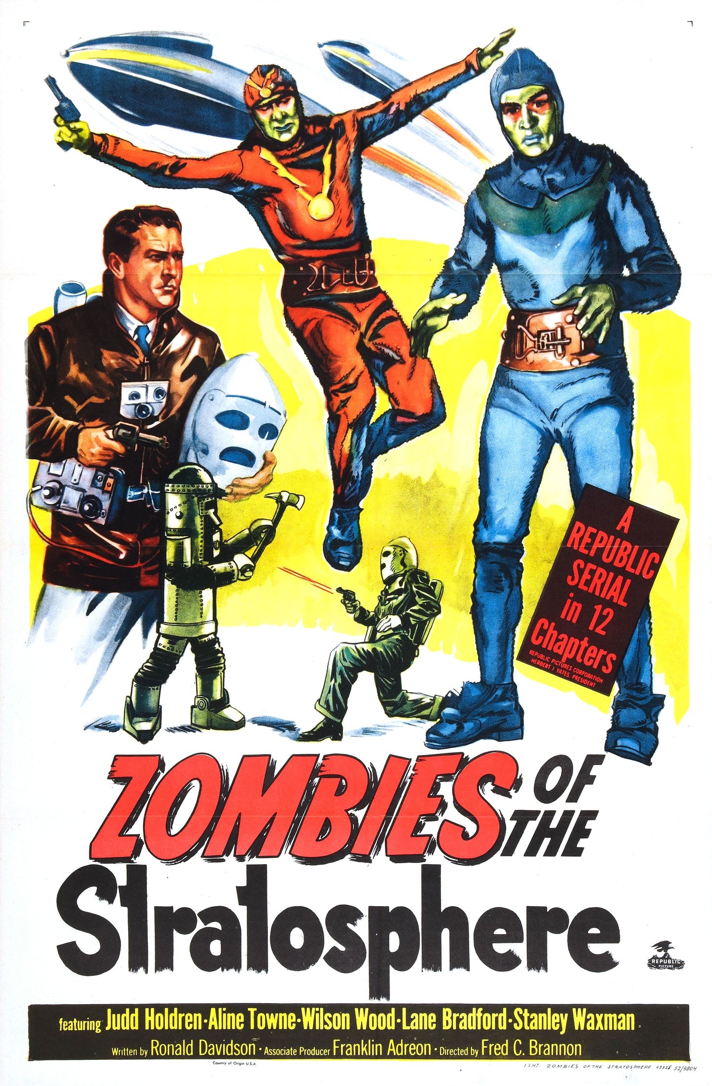 Zombies Of The Stratosphere 01 Movie Magnet