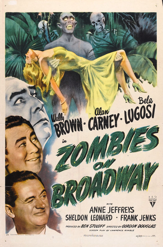 Zombies On Broadway 01 Movie Magnet
