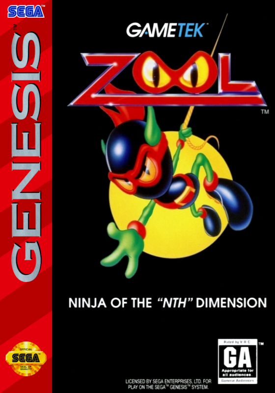Zool Ninja Of The Nth Dimension (Usa) Genesis Print Poster