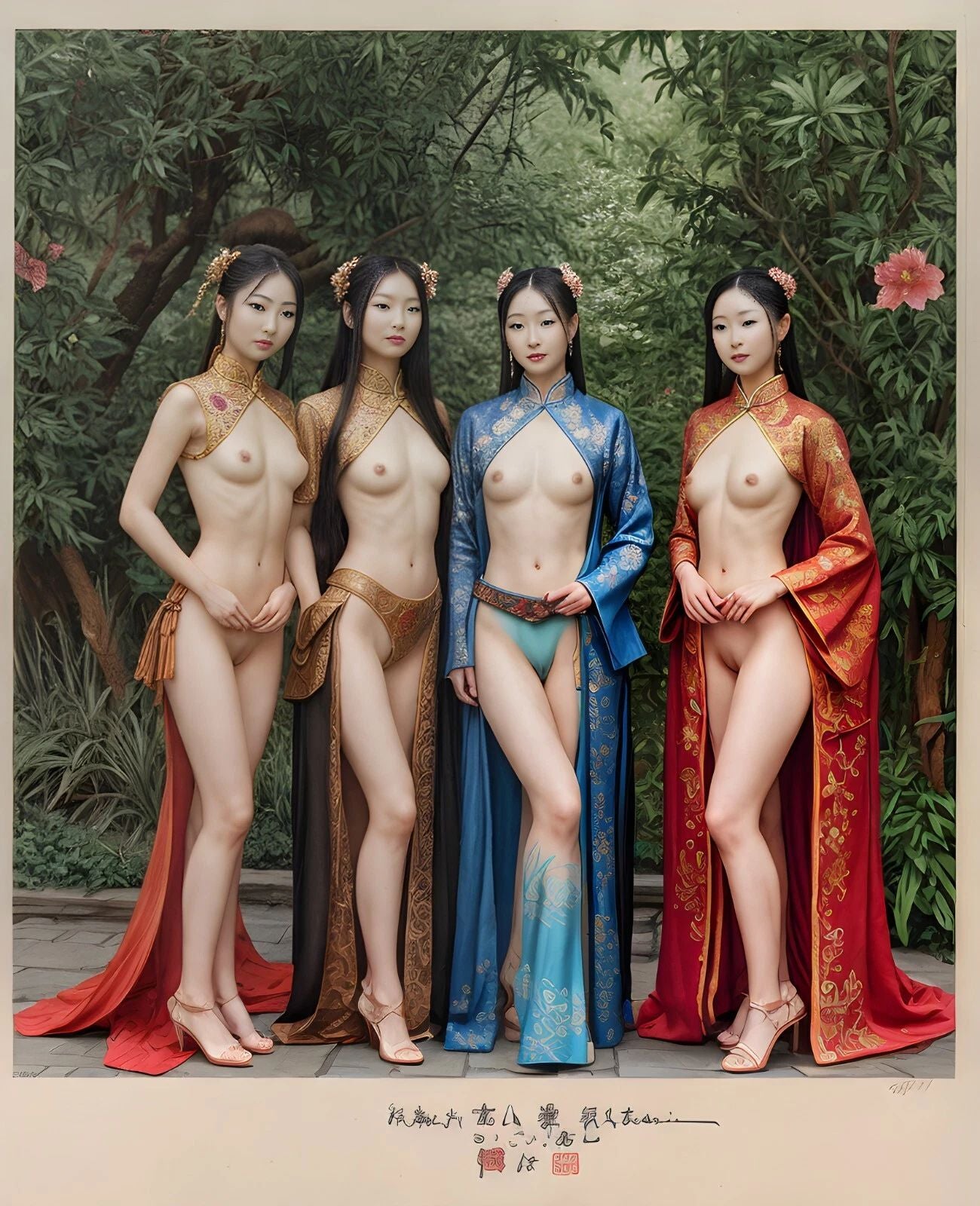 PHOTO (ART NUDES) FINE ART Professional FEMALE MODEL 8x10 Print