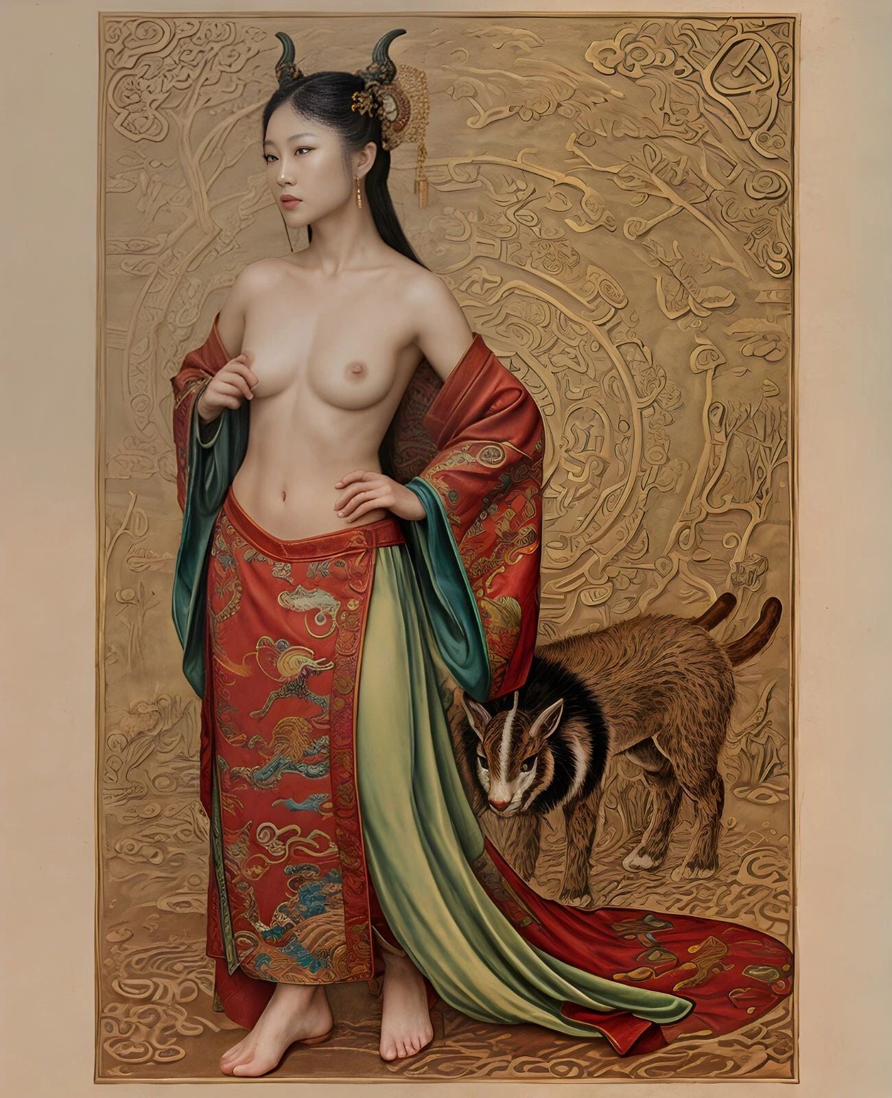 PHOTO (ART NUDES) FINE ART Professional FEMALE MODEL 8x10 Print