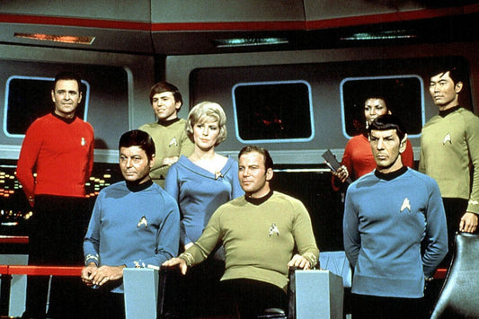 Soriginal Star Trek Cast Classic Sci Fi Television Show Picture Keychain