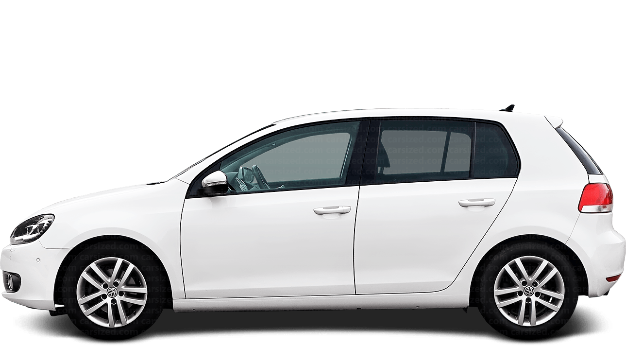 Sl 248115100 Volkswagen Golf Side View 4X Art Magnet